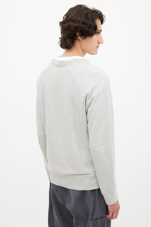 Acne Studios FW11 Heather Grey 
Multicolour College Mont Crewneck