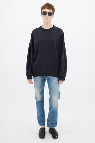 Acne Studios Faded Black Beta Sweatshirt