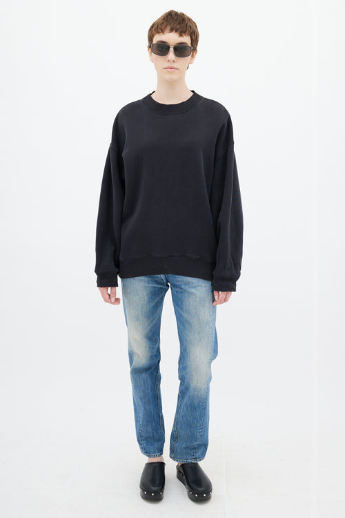 Acne Studios Faded Black Beta Sweatshirt