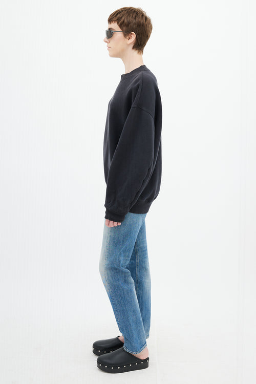 Acne Studios Faded Black Beta Sweatshirt