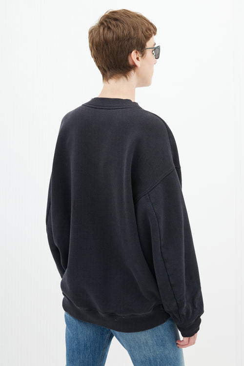 Acne Studios Faded Black Beta Sweatshirt