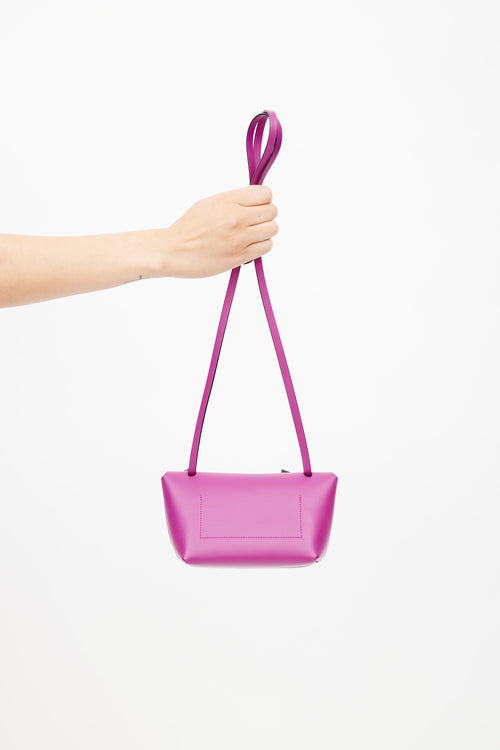 Acne Studios Fucshia Mini Knot Crossbody Bag