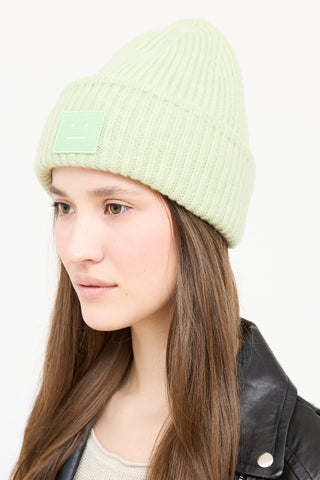 Acne Studios Wool Knit Logo Toque