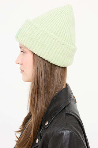 Acne Studios Wool Knit Logo Toque