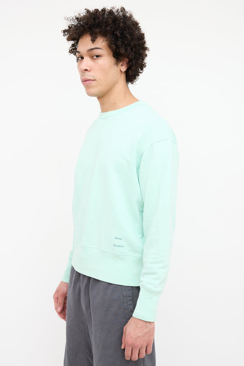 Acne Studios Green Crewneck Sweater