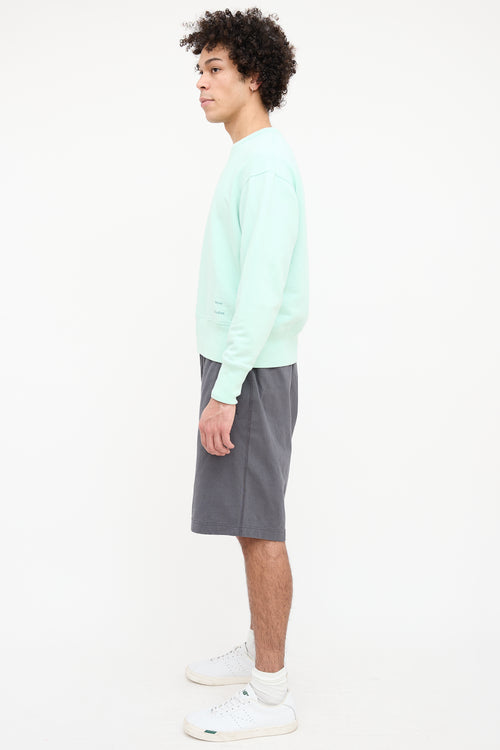 Acne Studios Green Crewneck Sweater