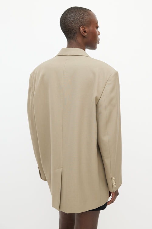 Acne Studios Green Oversized Blazer