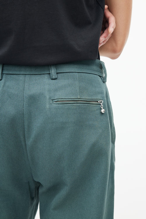 Acne Studios Green Tapered Trouser