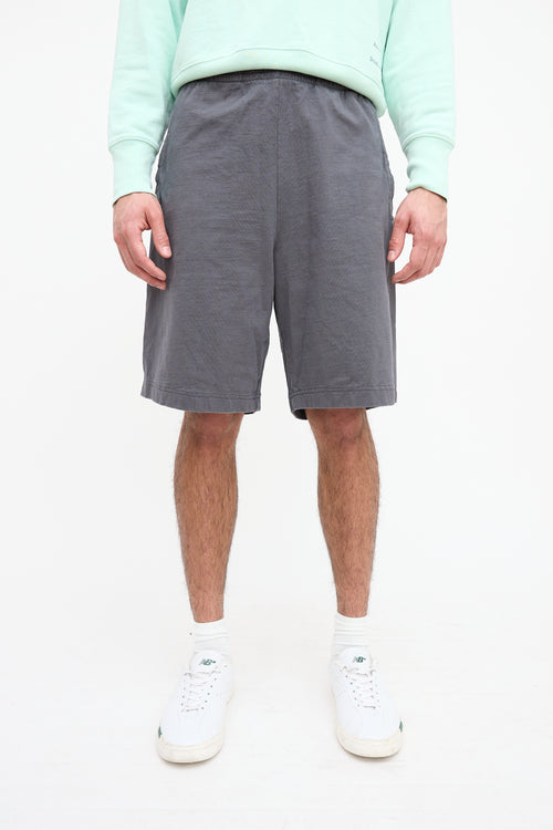 Acne Studios Grey Cotton Shorts