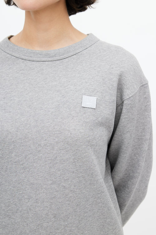 Grey Face Logo Sweatshirt