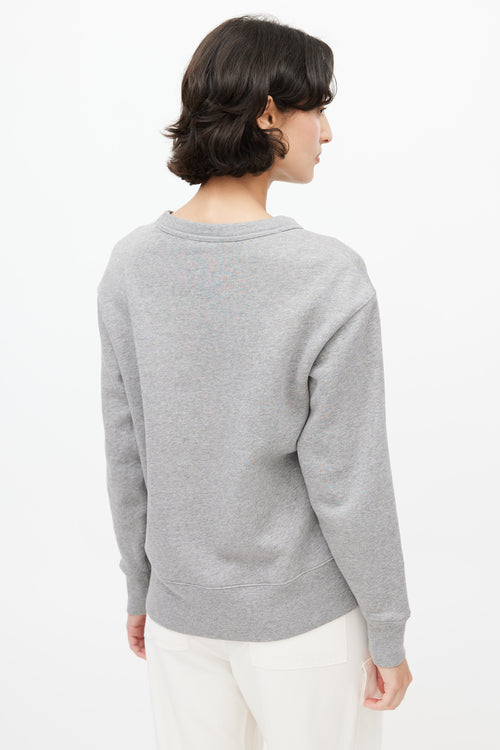 Grey Face Logo Sweatshirt