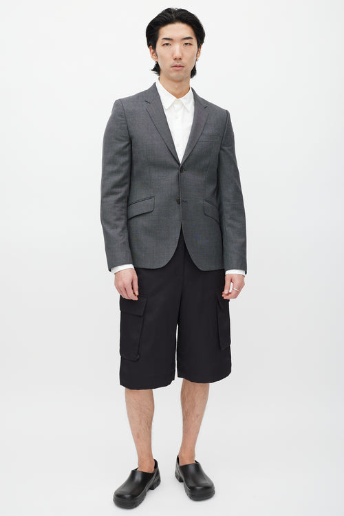 Acne Studios Grey Wool Blazer