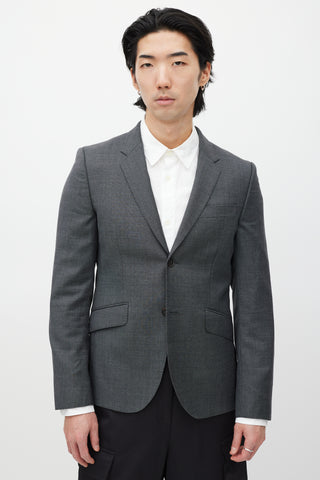 Acne Studios Grey Wool Blazer