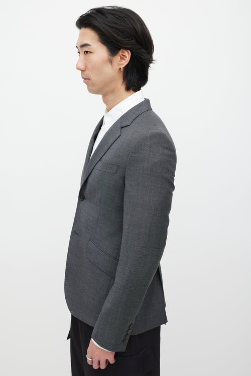 Acne Studios Grey Wool Blazer