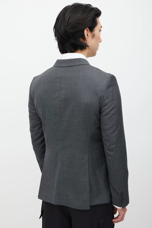 Acne Studios Grey Wool Blazer