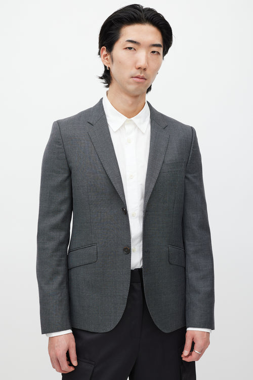 Acne Studios Grey Wool Blazer