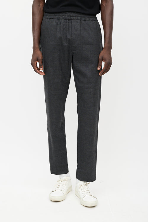 Acne Studios Grey Wool Elastic Trouser