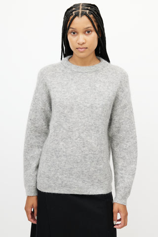 Acne Studios Grey Wool Knit Sweater