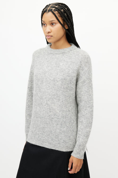 Acne Studios Grey Wool Knit Sweater