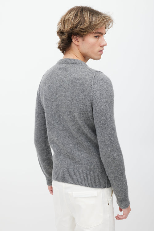 Acne Studios Grey Wool Sweater