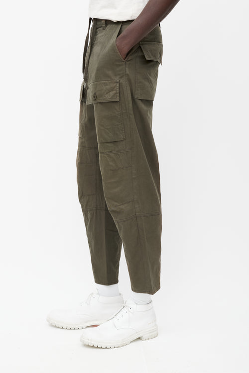 Acne Studios Khaki Green Cargo Pant