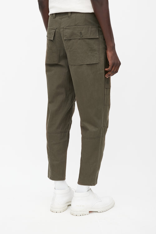 Acne Studios Khaki Green Cargo Pant