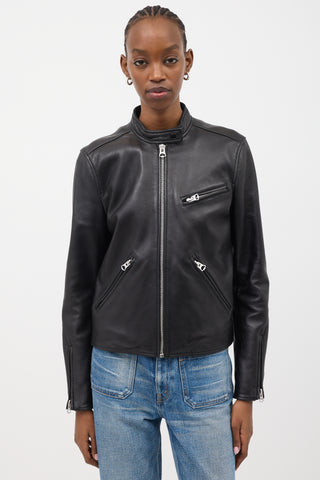 Acne Studios Leather Biker Jacket