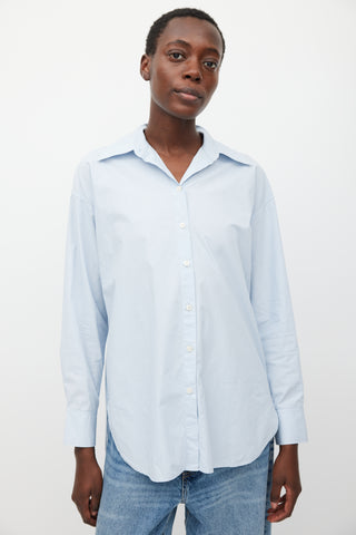 Acne Studios Light Blue Cotton Button Up Shirt