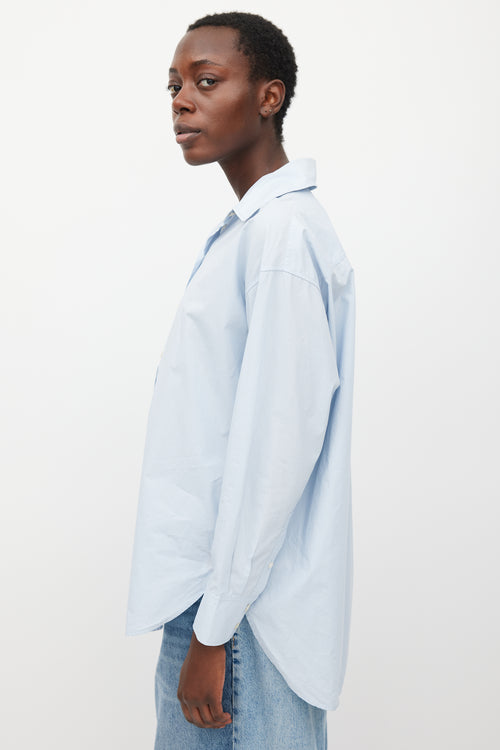 Acne Studios Light Blue Cotton Button Up Shirt