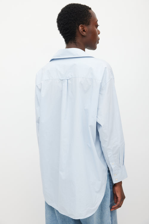 Acne Studios Light Blue Cotton Button Up Shirt