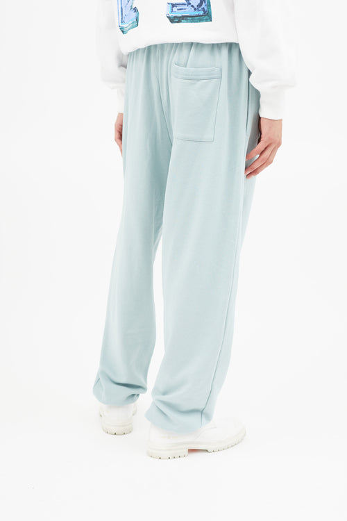 Acne Studios Light Blue Face Logo Sweatpant