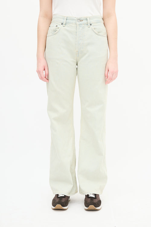 Acne Studios Light Sand Wash Straight Leg Jeans