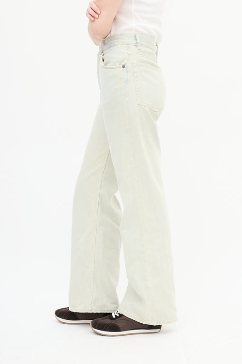 Acne Studios Light Sand Wash Straight Leg Jeans