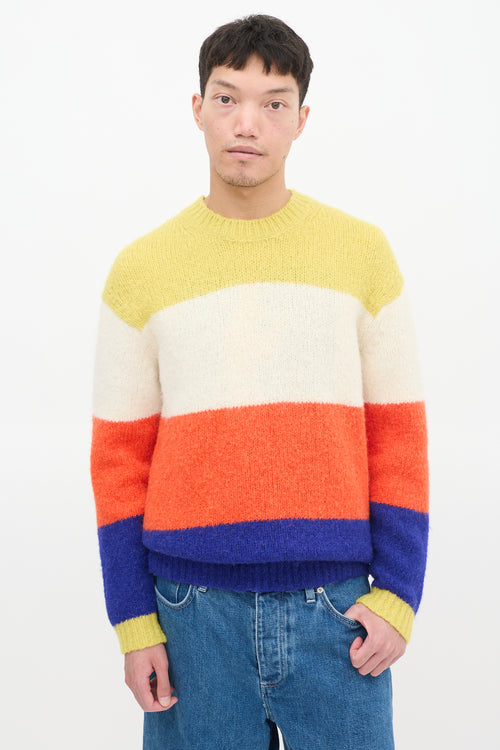 Acne Studios Multicolour Wool Colourblock Sweater