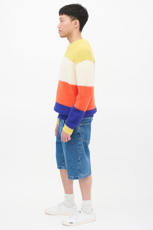 Acne Studios Multicolour Wool Colourblock Sweater