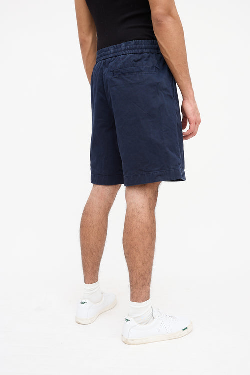 Acne Studios Navy Cotton Shorts