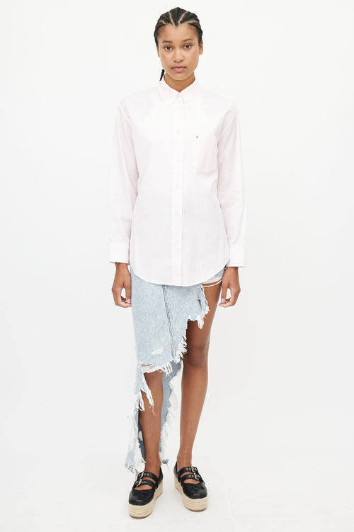 Acne Studios Pink Button Down Shirt