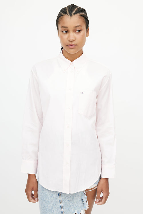 Acne Studios Pink Button Down Shirt