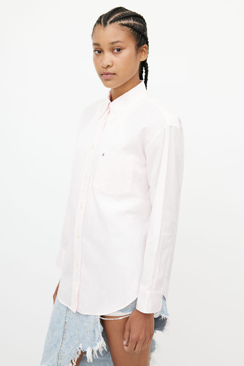 Acne Studios Pink Button Down Shirt