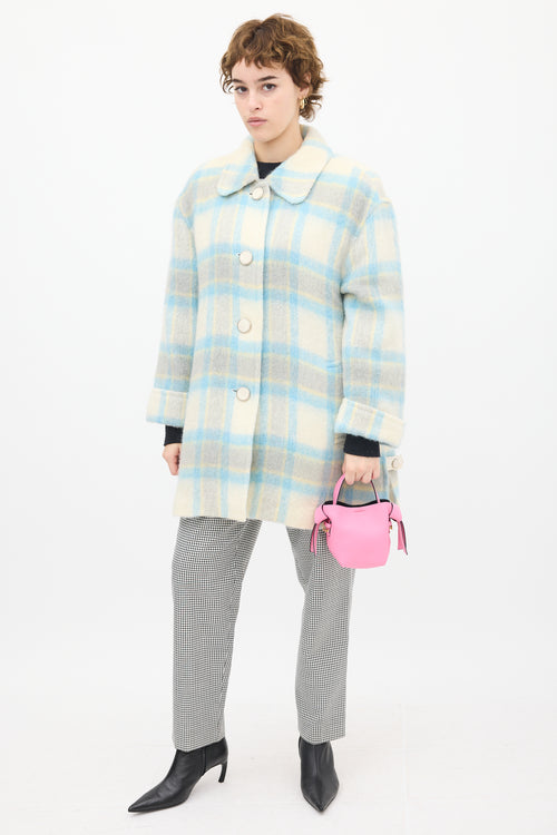 Acne Studios Pink Leather Musubi Mini Bucket Bag