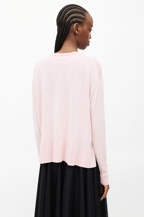 Acne Studios Pink Wool Knit Sweater