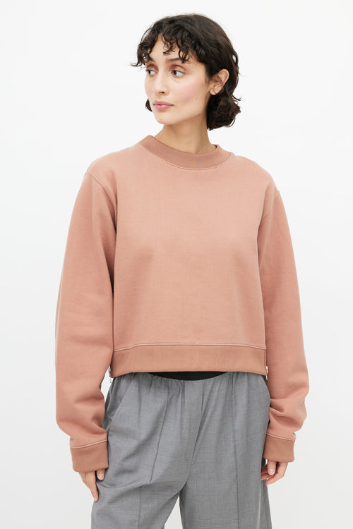 Acne Studios Pink Zip Sweatshirt