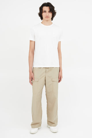 Acne Studios White Face Logo T-Shirt