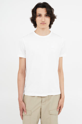 Acne Studios White Face Logo T-Shirt