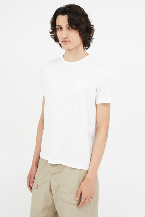 Acne Studios White Face Logo T-Shirt