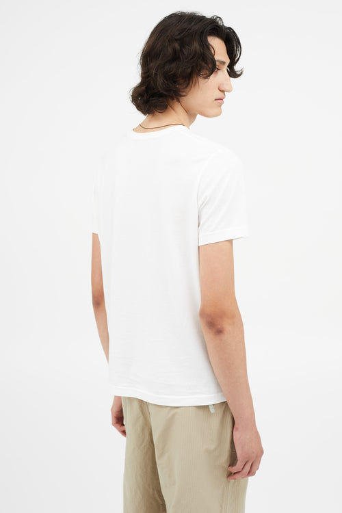 Acne Studios White Face Logo T-Shirt