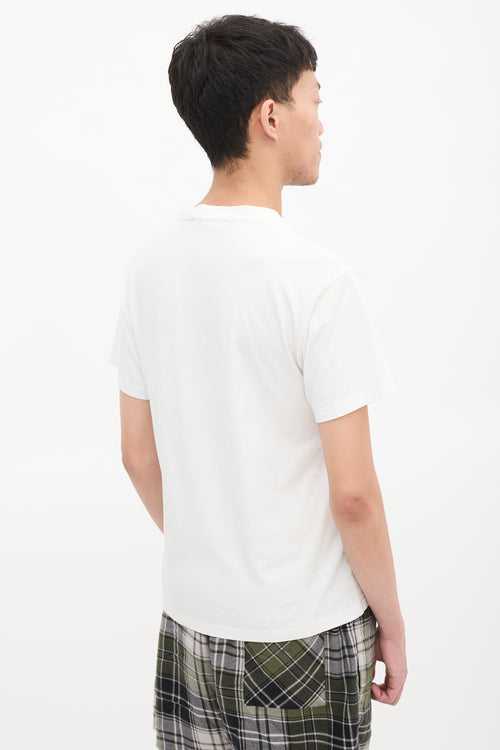 Acne Studios White 
Multicolour Glove Graphic T-Shirt