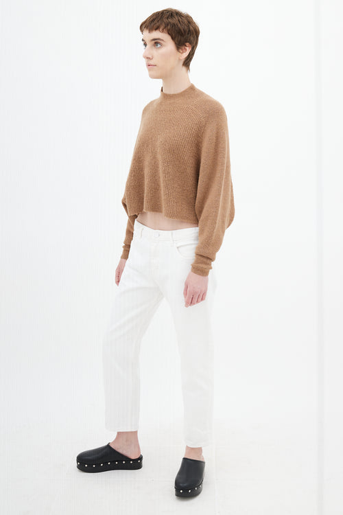 Acne Studios White Pop Straight Leg Jeans