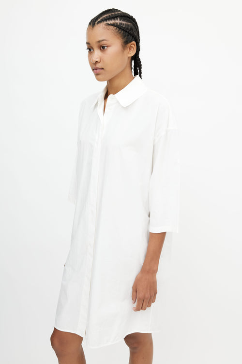 Acne Studios White Shirt Dress