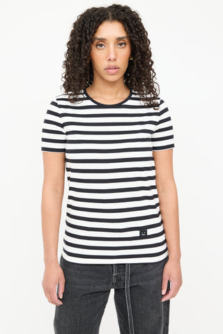 Acne Studios Striped Face T-Shirt